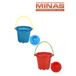 BALDE PARA PLAYA, 16 CM X 15 CM.