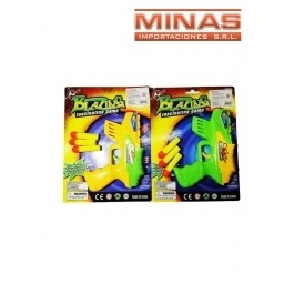 PISTOLA CON DARDOS 25 X 20 CM