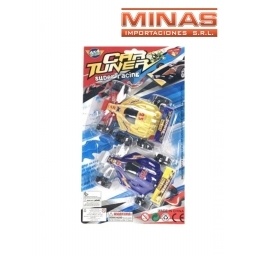 AUTITOS COLORES SURTIDOS 2 PCS 26 X 16 CM