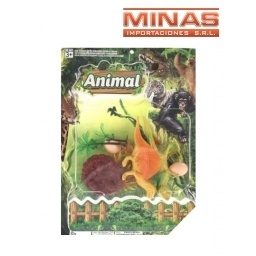 DINOSAURIO EN BLISTER 36 X 26 CM