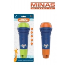 MICROFONO CON ECO X 20 CM.