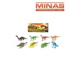 DINOSAURIOS EN BLISTER 8 PCS