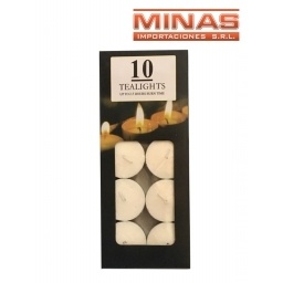 VELADORAS 10 UNIDADES