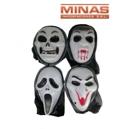 MASCARA PARA HALLOWEEN 4 MODELOS.