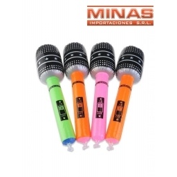 MICROFONO GRANDE COLORES SURTIDOS 65 CM