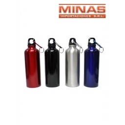 BOTELLA DEPORTIVA DE ALUMINIO X 750 ML.