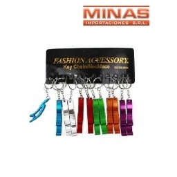 LLAVERO DESTAPADOR POR 12 UND, $ 12 CU.