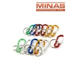 LLAVERO GANCHO ALPINISTA X 12 UND.$ 12 CU.