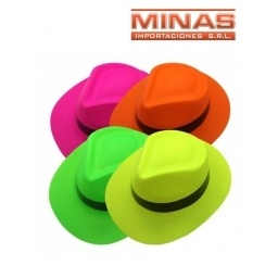 GORRO DE COTILLON COLORES FLUOR.