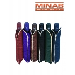 PARAGUA ANTIVIENTO AUTOMATICO, 8 VARILLAS, LISO.