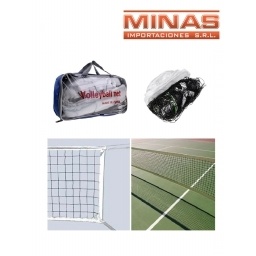 RED DE VOLEY,1 M X 10 M,CON LINGA Y  BOLSO.