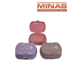 JABONERA COLORES SURT. 13 CM X 10 CM.
