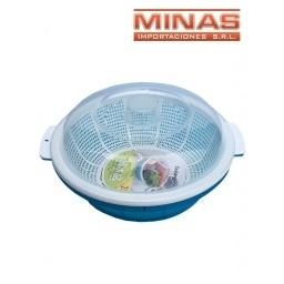 COLADOR CON TAPA DE 29 CM.