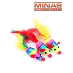 RATONES X 3 EN BOLSA