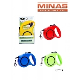 CORREA RETRACTIL DE 5M PMASCOTA