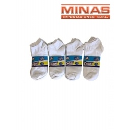 SOQUETES BLANCOS PARA HOMBRE X 12 PARES. $ 20 CU.