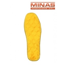 PLANTILLAS DE CORDERITO COMUN X 10 PARES  35 AL 44),  $30 EL PAR.