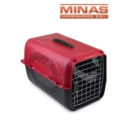 JAULA PARA TRANSPORTE DE MASCOTA 60 X 35 X 35
