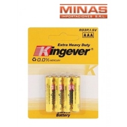 PILA AAA X 4 UND.EXCELENTE CALIDAD $ 12 CU.