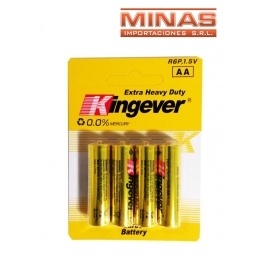 PILAS AA X 4 UND. EXCELENTE CALIDAD $ 12 C/U.
