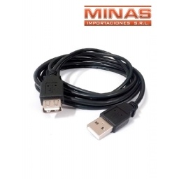 EXTENSIN USB MACHO HEMBRA DE 150 CM.