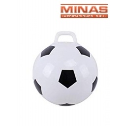 PELOTA SALTARINA CON ASA, 45 CM,FUTBOL.