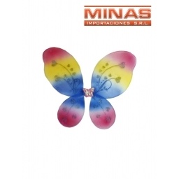 ALAS DE MARIPOSA MULTICOLOR.