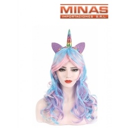 PELUCA UNICORNIO PARA COTILLN