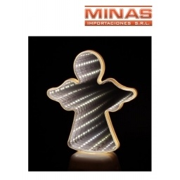 LAMPARA 4D A PILAS EN FORMA DE NGEL