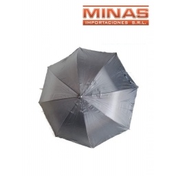 PARAGUAS LISO NEGRO X 70 CM,8 VARILLAS.