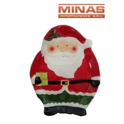 BANDEJA DE CERMICA PARA NAVIDAD EN CAJA