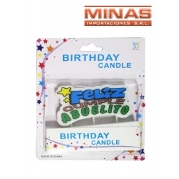 VELA FELIZ CUMPLE ABUELITO.