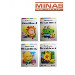 LIBRO DE ACTIVIDADES 4 DISEOS $ 79,90 C/U 12 PCS 30X21CM. 323PAG.