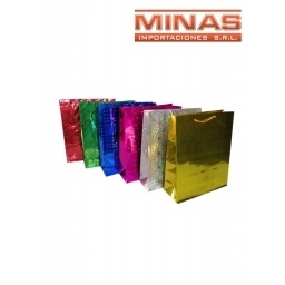 BOLSA SATINADA 30 CM X 40 CM X 9 CM, 6 COLORES.