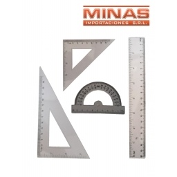 JUEGO DE GEOMETRIA 20 CM X 4 PCS.