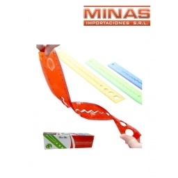REGLA 15 CM FLEXIBLE 24 PCS $22 CU