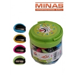 SACAPUNTAS X 36 PCS, COLORES SURTIDOS, $13 C/U.