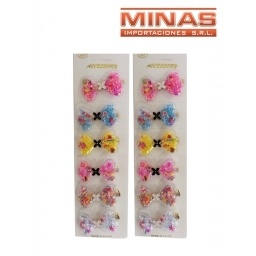 SET DE PINZA PARA PELO 12 PCS $34C/U