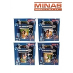 TAZA PARA MAESTRO CUCHARA Y PLATO 4 MODELOS