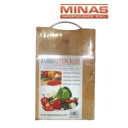TABLA DE BAMBU DE 30 CM X 20 CM X 2 CM.