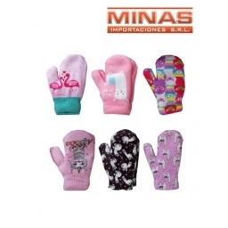 GUANTES DE NIOS LLAMA 4 DISEOS $94,90 C/U