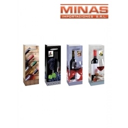 BOLSA DE REG. PARA BOTELLA ,VARIOS DISEOS.