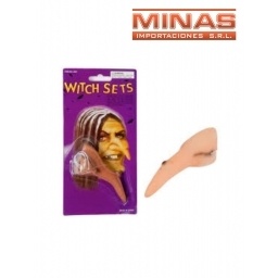 NARIZ DE BRUJA, DE GOMA.