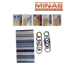 CORTINA DE BAO 1.8 X 1.8 CM, VARIOS DISEOS.