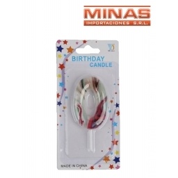 VELA NUMERO 0, MARMOLADA.