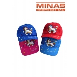 GORRO DE VISERA PARA NIO 4 COLORES