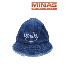 SOMBRERO DE JEAN PARA NIA, SMILE.