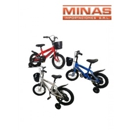 BICICLETA ARMADA ,RODADO 16, CON RUEDITAS.