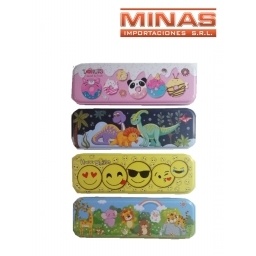 CARTUCHERA DE METAL 5 DISEOS