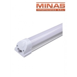 TUBO DE LUZ LED 10W 0.60M ALUMINIO LUZ FRIA C/SOPOR